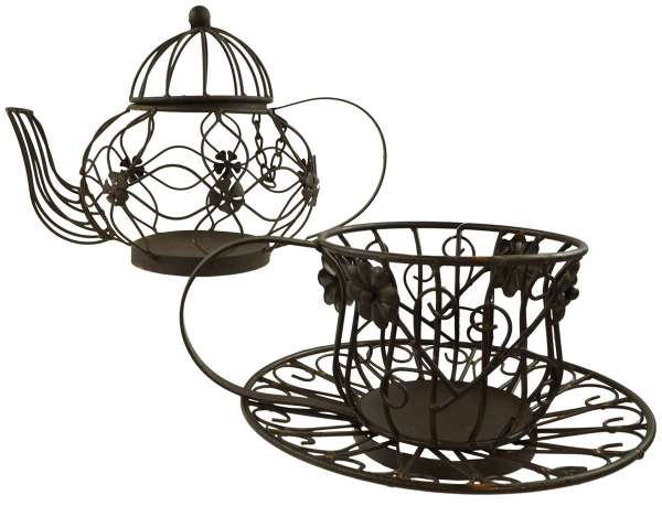 Bezaubernde Pflanztasse ca. 13 cm - Gartendekoration